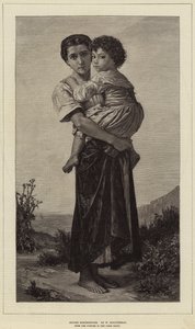 若いボヘミアン 作： William Adolphe Bouguereau